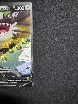 Galarian Perrserker V 184/196 Alt Full Art Lost Origin Pokemon Card - LP - Image 5