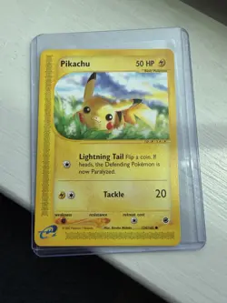 Pikachu 124/165 Expedition 2002 Base Set Regular Pokemon Tcg Card LP🎁 - Image 1