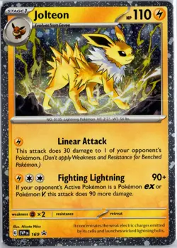 Jolteon Holo Promo SV: Scarlet & Violet Promo Cards 169 NM - Image 1