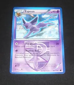 Pokemon Card Espeon 48/116 Plasma Freeze Set Non Holo (2013) Uncommon - Image 1