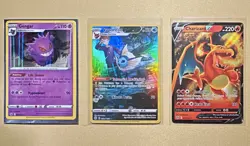 Pokemon TCG 5 Card Lot Gengar Vaporeon Charizard Espeon Vaporeon WARDROBESPORT - Image 1