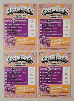 2026 SDCC Craniacs Scavenger Hunt Promo Card Set of 4 CGC Exclusive Comic Con - Image 4