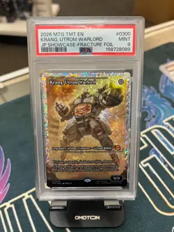 MtG Krang, Utrom Warlord Fracture Foil PSA 9 - Image 1