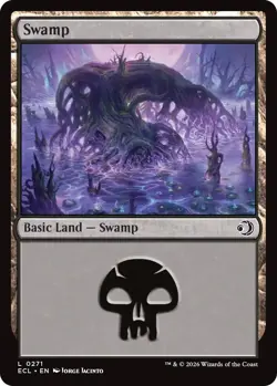 NM Foil - Swamp (0271) [ECL - 271] Lorwyn Eclipsed - Image 1