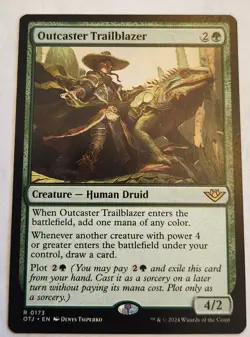 Outcaster Trailblazer Outlaws of Thunder Junction Rare Regular NM+ - Image 1