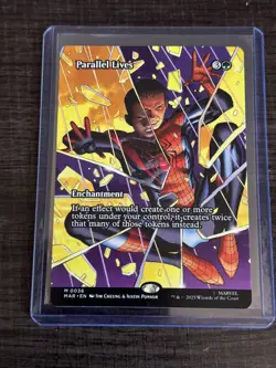 Parallel Lives Borderless Marvel Universe Eternal-Legal Regular Mtg M/NM Mythic - Image 1