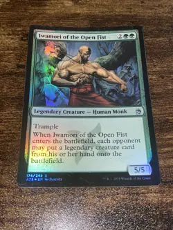 Iwamori of the Open Fist 174/249 Foil Masters 25 MTG Magic The Gathering C9112* - Image 1
