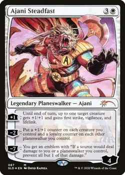 Ajani Steadfast Secret Lair Drop Series NM 87 Foil - Image 1