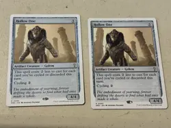 2 x mtg white border Hollow One, Mystery Booster 2, unplayed - Image 1