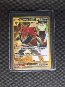 N's Zoroark EX 189/159 Pokemon Journey Together Gold Hyper Rare - Image 1