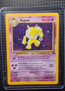 Pokemon - Hypno 8/62 - Fossil - Holo Card - Ungraded/LP - Image 1