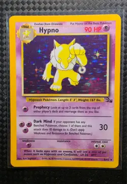 Pokemon - Hypno 8/62 - Fossil - Holo Card - Ungraded/LP - Image 3