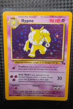 Pokemon - Hypno 8/62 - Fossil - Holo Card - Ungraded/LP - Image 4