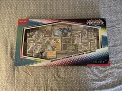 Pokemon TCG: Prismatic Evo Lucario Tyranitar Ex Premium Collection Sealed Box - Image 1