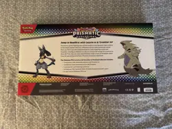 Pokemon TCG: Prismatic Evo Lucario Tyranitar Ex Premium Collection Sealed Box - Image 2