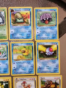 Pokemon TCG Lot of 50 Base Set Cards No Duplicates, Mix Of Rare Uncommon Common - Image 5