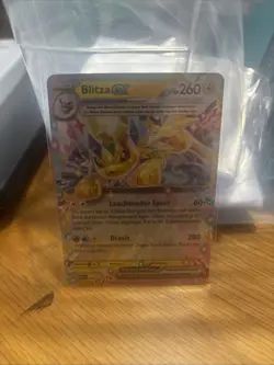 Pokemon German Jolteon ex (Blitza ex) 030/131 Prismatic Evolutions NM - Image 1