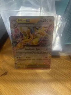 Pokemon German Blitza ex 030/131 Prismatic Evolutions Stamp Promo NM - Image 1