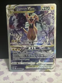 Pokemon TCG Zeraora VSTAR GG43/GG70 Crown Zenith Galarian Gallery Holo - Image 1