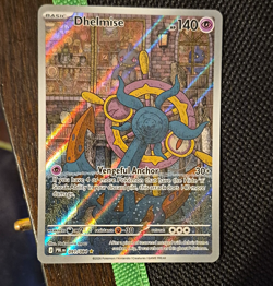 Pokemon TCG Dhelmise 091/084 Paldean Fates Illustration Rare Holo ENG 140HP - Image 1