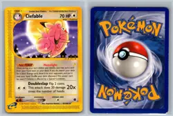 Clefable 41/165 Rare Expedition Base Set Pokemon Card Moderately Played - Image 3
