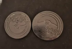 Pokemon TCG official coin Eiscue Delibird Jumbo coin Christmas Advent calendar - Image 2