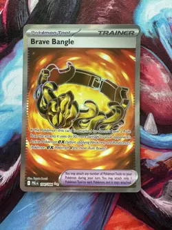 Brave Bangle 104/084 Ultra Rare Me05: Pokemon Pitch Black Holo Near Mint - Image 1