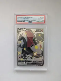 2020 Pokemon Champion's Path Shiny Charizard V Secret Rare 079/073 PSA 10 - Image 1