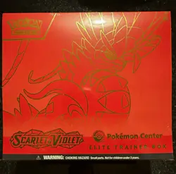 Pokemon TCG Scarlet & Violet Pokemon Center ETB Koraidon 2023 EN FACTORY SEALED - Image 1