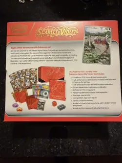Pokemon TCG Scarlet & Violet Pokemon Center ETB Koraidon 2023 EN FACTORY SEALED - Image 2