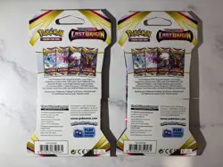 2 Pokemon Brand New Sleeved Booster Packs Sword and Shield Lost Origin - Image 2