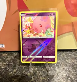 The Pokemon Company Munna 58/236 SM Cosmic Eclipse Common Reverse Holo Eng 60 HP - Image 1