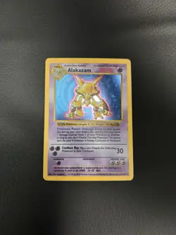 Pokemon TCG Alakazam Shadowless Base Set 1/102 MP - Image 1
