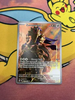Pokemon TCG Zamazenta 201/182 Destined Rivals Set Near Mint - Image 1