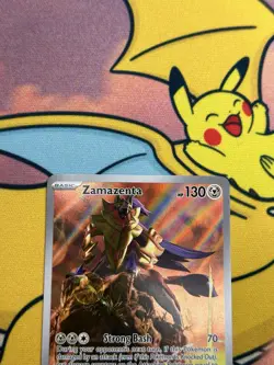 Pokemon TCG Zamazenta 201/182 Destined Rivals Set Near Mint - Image 2