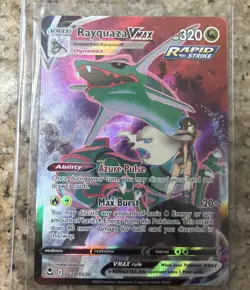 Pokemon Rayquaza VMAX TG20/TG30 Silver Tempest TG Holo Full Art 320HP - Image 1