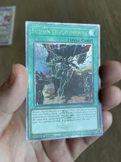 Yu-Gi-Oh Fusion Deployment RA02-EN065 Quarter Century Secret Rare 1st Edition NM - Image 5