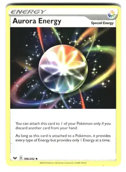 Aurora Energy 186/202 Uncommon Sword & Shield Pokemon Lightly Played - Image 1