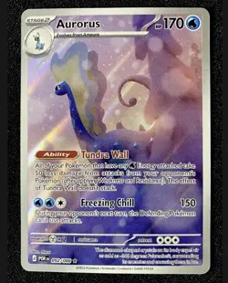 2026 Aurorus 092/088 Holo Rare Stage 2 HP 170 English Pokemon TCG - Image 3