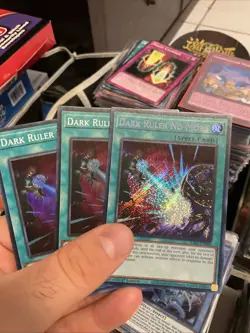 3X Dark Ruler No More 1 Secret Rare And 2 Super Rares 1st Edition Close To NM - Image 1