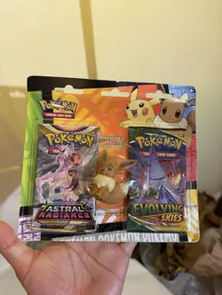 Pokemon Back To School Eraser Blister Eevee 2022 - Evolving Skies (see Pics) - Image 1