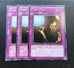 Yu-Gi-Oh - Trap Hole - Full Playset X3 - Image 1