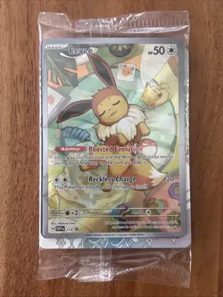 SEALED Pokemon Eevee Black Star Promo 173 Prismatic Evolutions NM - Image 1