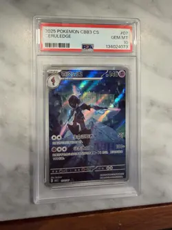 2025 POKEMON SIMPLIFIED CHINESE CBB3 C-GEM PACK VOL 3 #07 CERULEDGE PSA 10 - Image 2