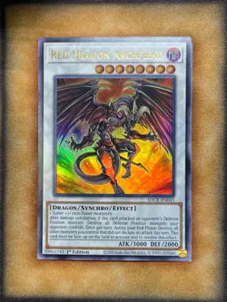 Yugioh Red Dragon Archfiend SDCK-EN045 Ultra Rare 1st Ed NM - Image 1