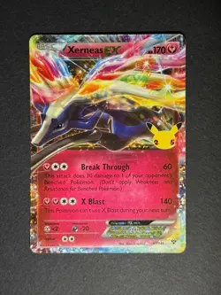 Pokemon TCG Xerneas EX 97/146 Celebrations Classic Collection Holo - Image 1