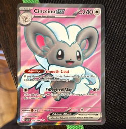 Pokemon TCG Cinccino EX 105/086 Crimson Invasion Ultra Rare Holo ENG 240HP - Image 1