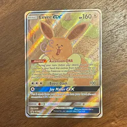 Pokemon TCG Eevee GX SM233 SM Promo Holo 160 HP Basic English - Image 1
