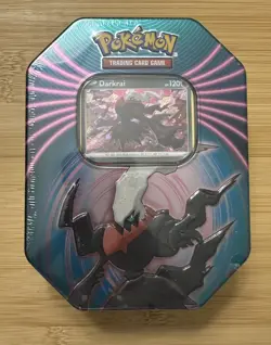 Pokemon TCG Pokemon Power Is a Knock Out! Darkrai Tin English 2021 210-80985 - Image 1