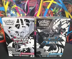 Pokemon TCG Scarlet & Violet White Flare + Black Bolt Booster Bundle 2 Boxes - Image 1